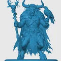 Minotaur Druid - Mô hình nhân vật cho game RPG - Thumbnail 3