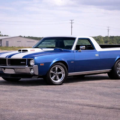 Mô hình xe bán tải AMC Javelin AMX Muscle Truck (File in 3D)