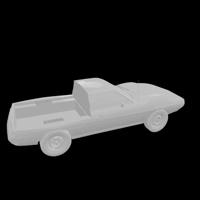 Mô hình xe bán tải AMC Javelin AMX Muscle Truck (File in 3D)