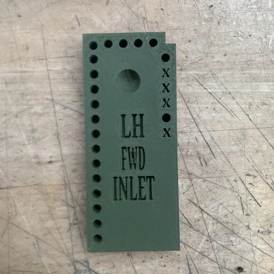 Bảng giữ ốc Cirrus Vision Jet SF50 LH FWD Inlet