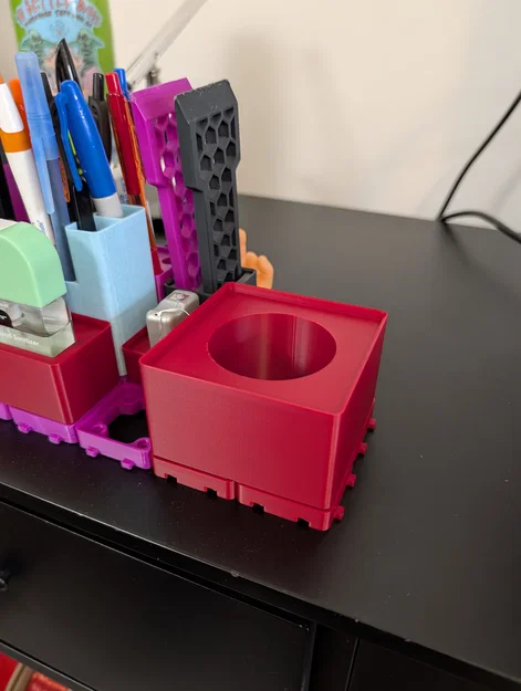 Khay đựng chai vệ sinh Ballistol chuẩn Gridfinity 2x2 tiện lợi - Image 2