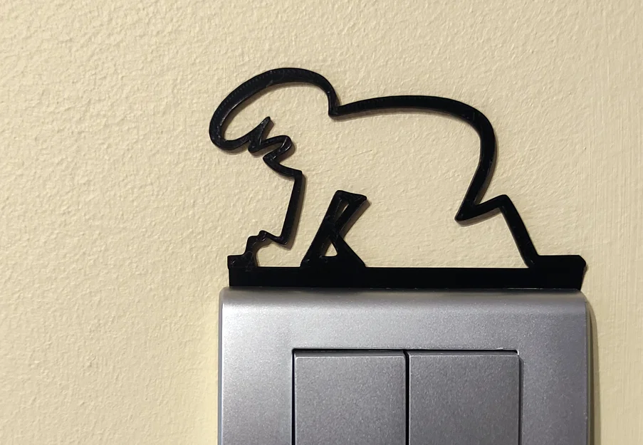 Mô hình công tắc đèn hài hước – La Linea Balum 31 - Image 1