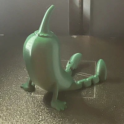 Mô hình ớt Jalapeño có khớp cử động đáng yêu
