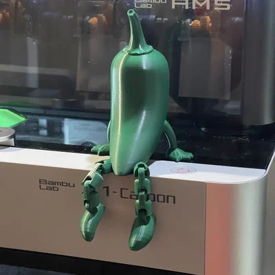 Mô hình ớt Jalapeño có khớp cử động đáng yêu