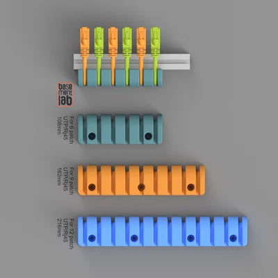 Bộ quản lý cáp mạng RJ45 90 độ cho thanh nhôm 2020/3030/4040