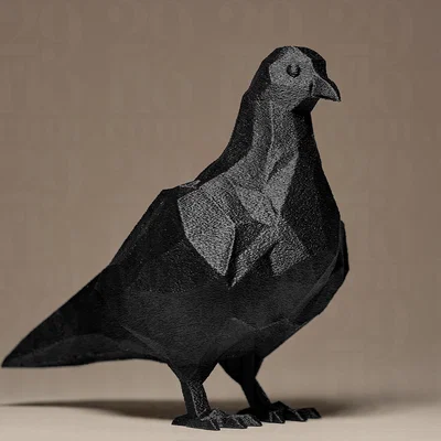 Tượng Bồ Câu Hình Khối Geometric PIGEON Figurine