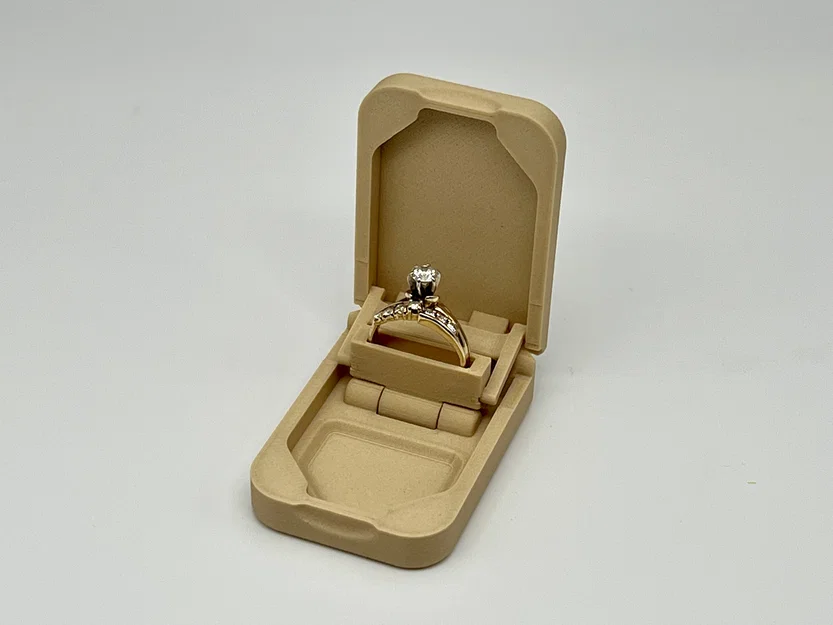 Hộp Đựng Nhẫn Xếp Gọn Có Nắp Hít Nam Châm - Image 1