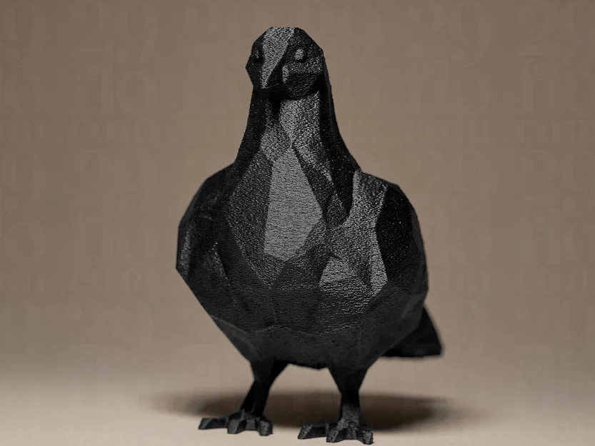 Tượng Bồ Câu Hình Khối Geometric PIGEON Figurine - Image 2