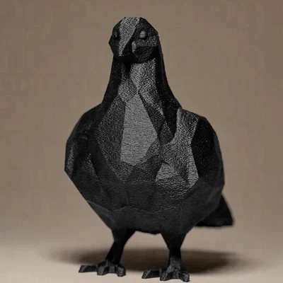 Tượng Bồ Câu Hình Khối Geometric PIGEON Figurine