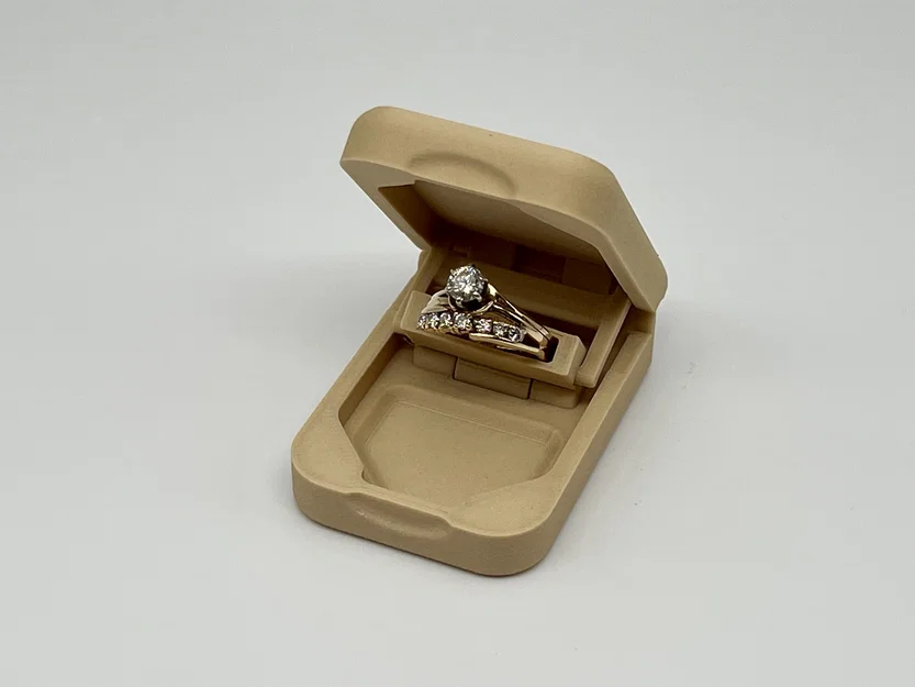 Hộp Đựng Nhẫn Xếp Gọn Có Nắp Hít Nam Châm - Image 2