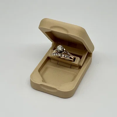 Hộp Đựng Nhẫn Xếp Gọn Có Nắp Hít Nam Châm