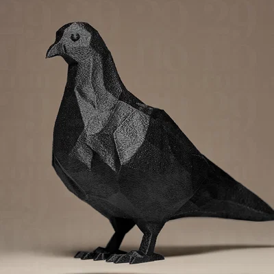 Tượng Bồ Câu Hình Khối Geometric PIGEON Figurine