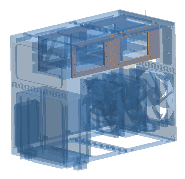 Vỏ máy tính SUG-FreeBeam-mATX in 3D - Image 2