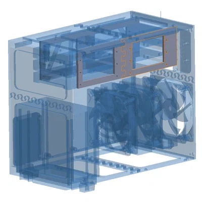 Vỏ máy tính SUG-FreeBeam-mATX in 3D