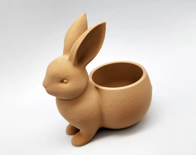 Chậu trồng sen đá hình chú thỏ - Bunny Succulent Planter 1 - Image 1