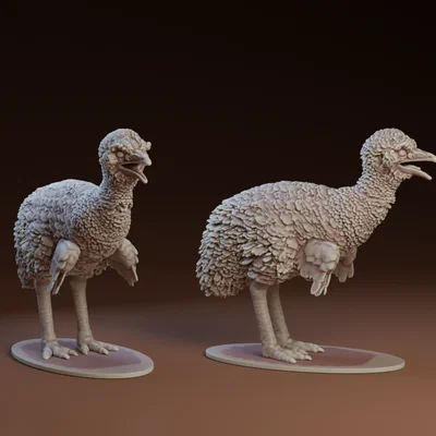 Mô hình chú chim độc lạ (Ugly Bird) in 3D phong cách ấn tượng