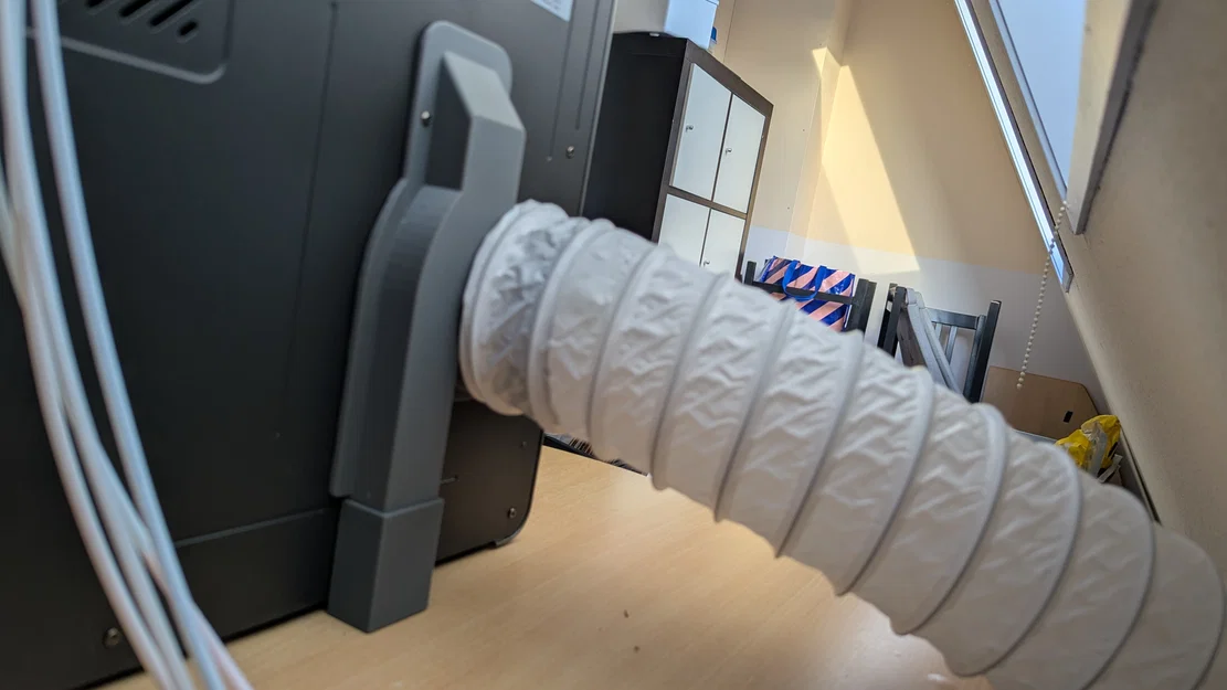 Bộ Hút Khói & Khay Nhựa Thừa 100mm Hybrid cho Anycubic Kobra S1 - Image 2