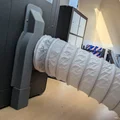 Bộ Hút Khói & Khay Nhựa Thừa 100mm Hybrid cho Anycubic Kobra S1 - Thumbnail 2