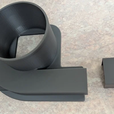 Bộ Hút Khói & Khay Nhựa Thừa 100mm Hybrid cho Anycubic Kobra S1