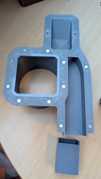 Bộ Hút Khói & Khay Nhựa Thừa 100mm Hybrid cho Anycubic Kobra S1 - Image 6