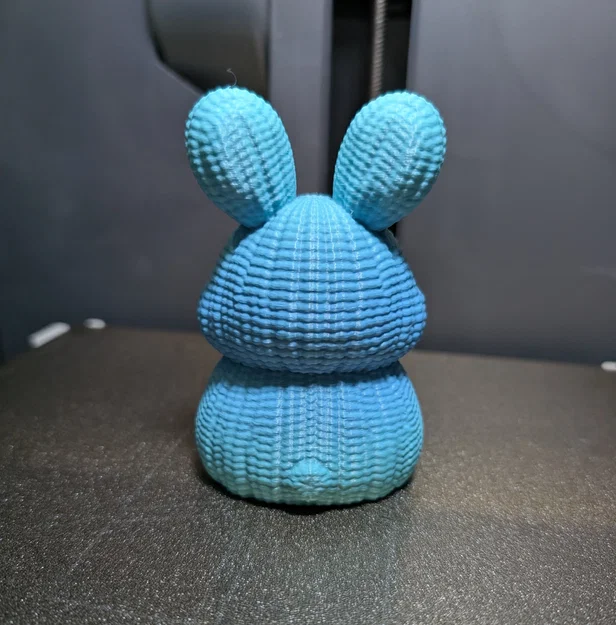 Mô hình chú thỏ len 3D (Chubby Knitted Bunny) siêu dễ thương - Image 6