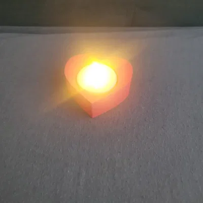 Khay Đựng Nến Hình Trái Tim (Heart Tea Light) Cho Nến 38mm