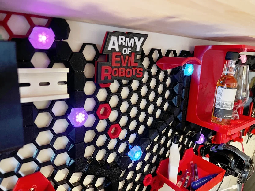 Bộ ốp che dây cáp cho Honeycomb Storage Wall (HSW) - Image 1