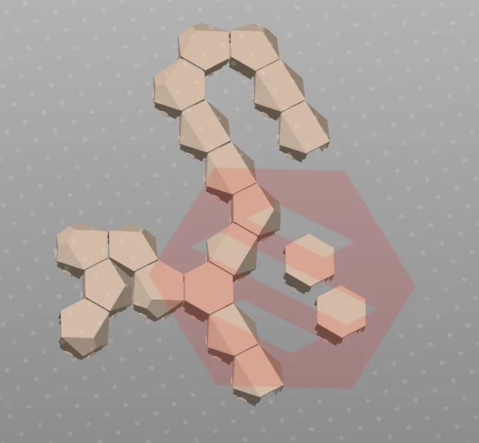 Bộ ốp che dây cáp cho Honeycomb Storage Wall (HSW) - Image 2