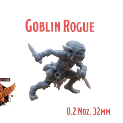 Goblin Rogue - Mô hình thu nhỏ in 3D (MGM Print-Ready Mini)