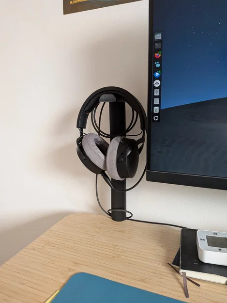 Giá treo tai nghe gắn bàn cho mặt bàn IKEA Anfallare - Image 2