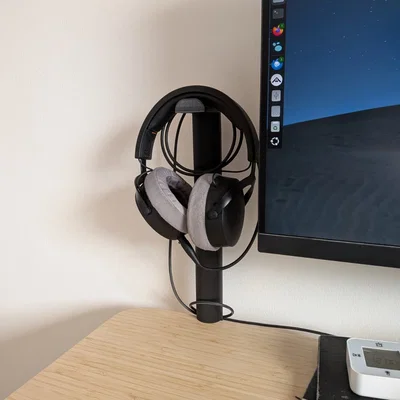 Giá treo tai nghe gắn bàn cho mặt bàn IKEA Anfallare