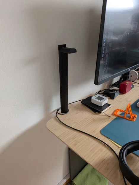 Giá treo tai nghe gắn bàn cho mặt bàn IKEA Anfallare - Image 3