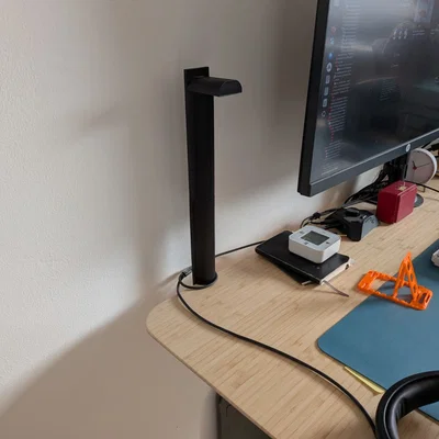 Giá treo tai nghe gắn bàn cho mặt bàn IKEA Anfallare