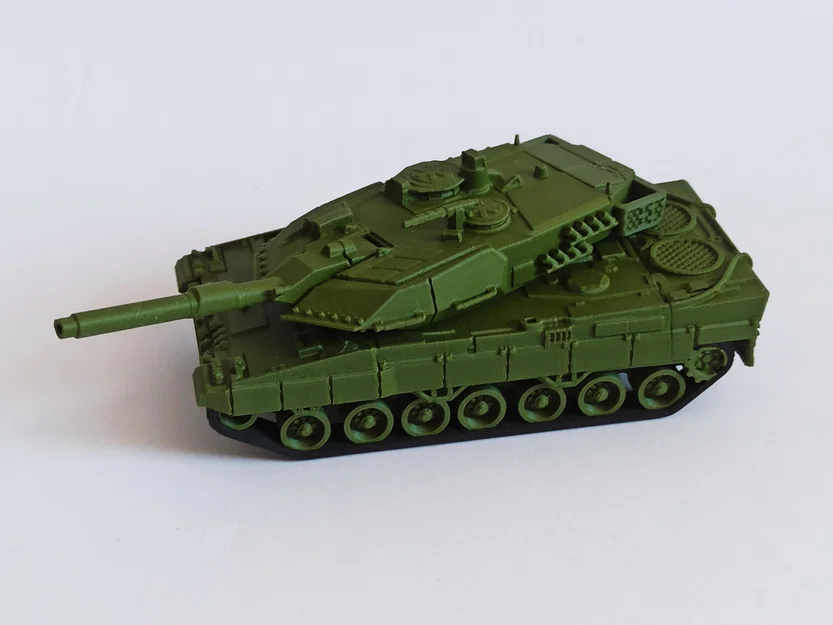 Mô hình xe tăng Leopard 2A5 3D in chi tiết tỉ lệ 1:72 - Image 2