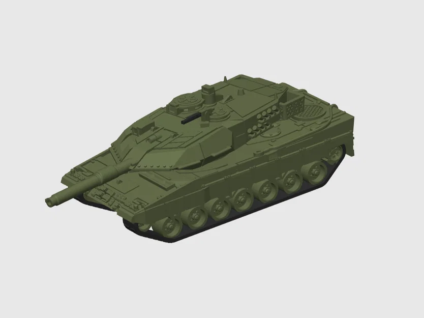 Mô hình xe tăng Leopard 2A5 3D in chi tiết tỉ lệ 1:72 - Image 3