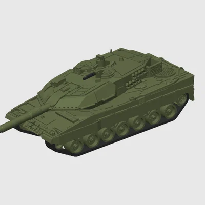 Mô hình xe tăng Leopard 2A5 3D in chi tiết tỉ lệ 1:72