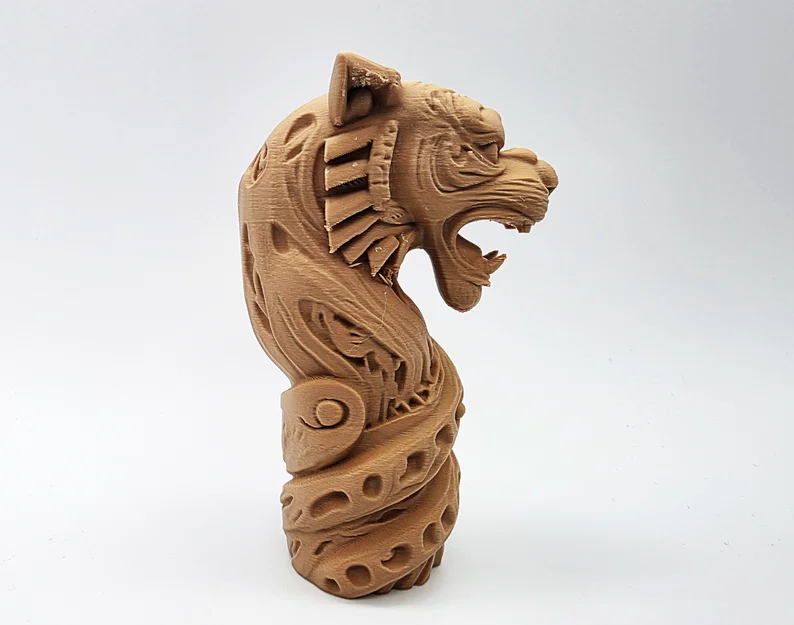 Tượng Totem Hổ Xoắn (Twisted Tiger Totem) - Image 3