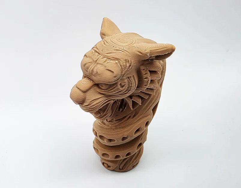 Tượng Totem Hổ Xoắn (Twisted Tiger Totem) - Image 5