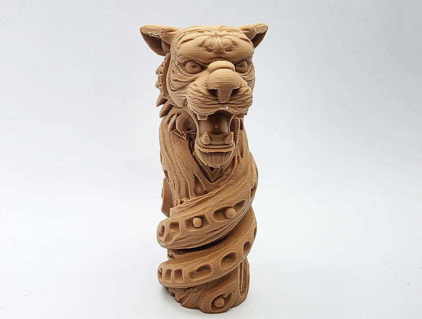 Tượng Totem Hổ Xoắn (Twisted Tiger Totem) - Image 6