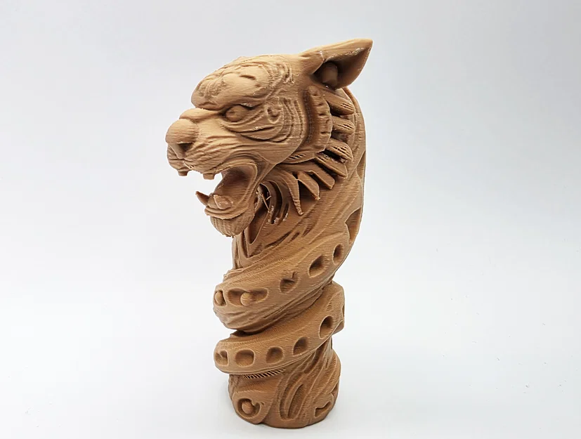 Tượng Totem Hổ Xoắn (Twisted Tiger Totem) - Image 8