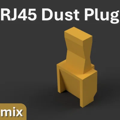 Nắp che bụi cổng RJ45 - Thiết kế tối ưu cho in 3D