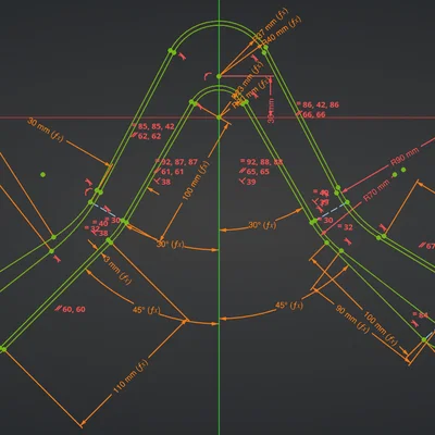 Boomerang có thể tùy chỉnh thông số (Parametric) trong FreeCAD