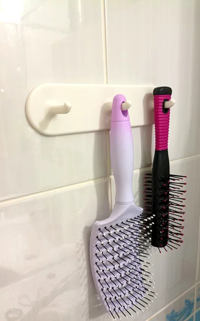 Móc treo lược 3 ngăn gắn tường thông minh - Thiết kế tối giản - Image 2