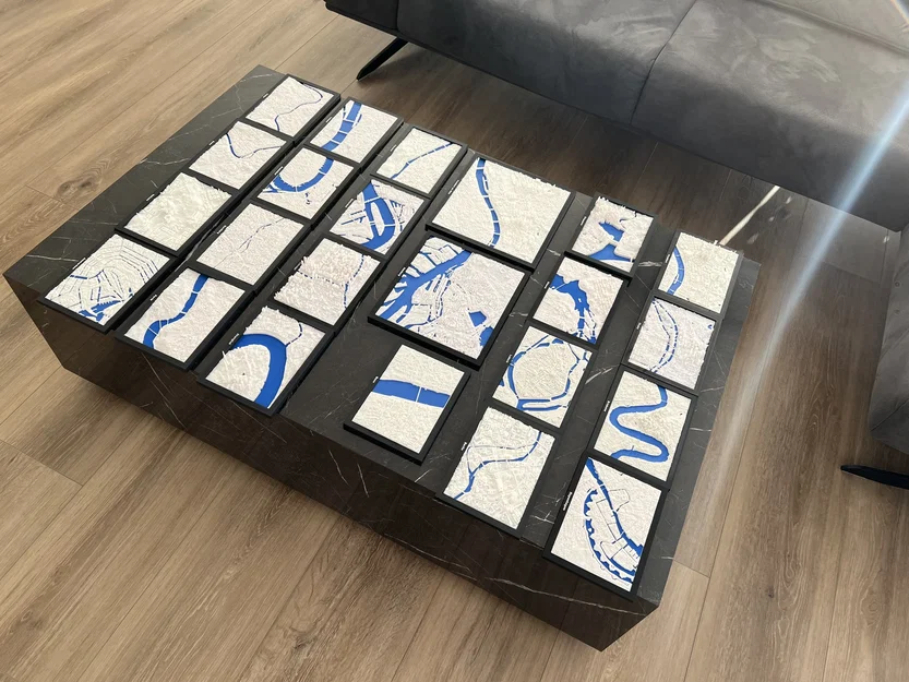 Wesermarsch Stadland, Đức - Mô hình địa hình thu nhỏ 3D - Image 2