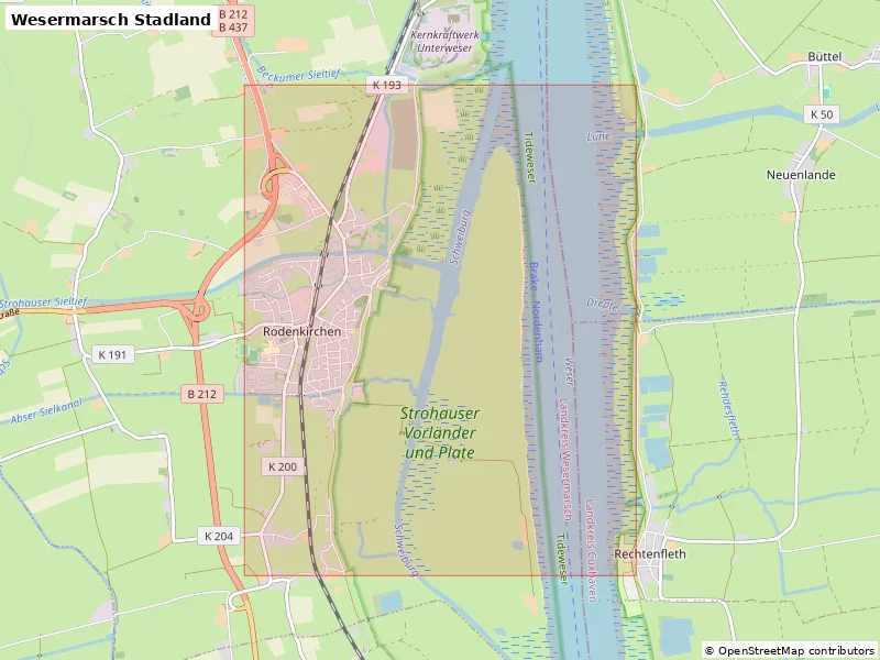 Wesermarsch Stadland, Đức - Mô hình địa hình thu nhỏ 3D - Image 8
