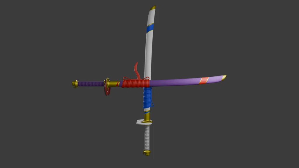 Mô hình Cursed Dual Katana (CDK) - Image 1