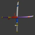 Mô hình Cursed Dual Katana (CDK) - Thumbnail 1