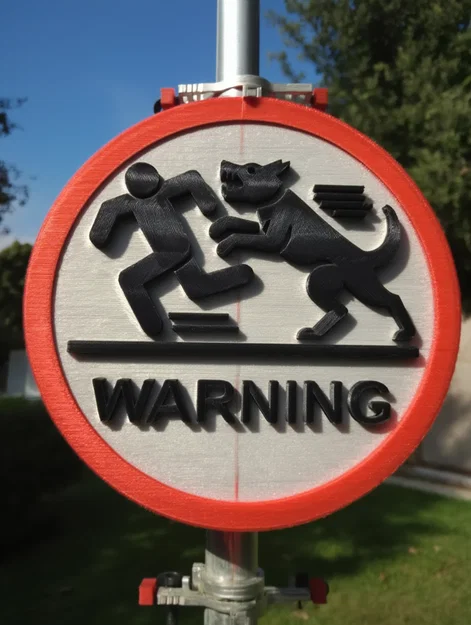 Bảng Cảnh Báo Chó Dữ (Warning Dog Sign) - Image 1