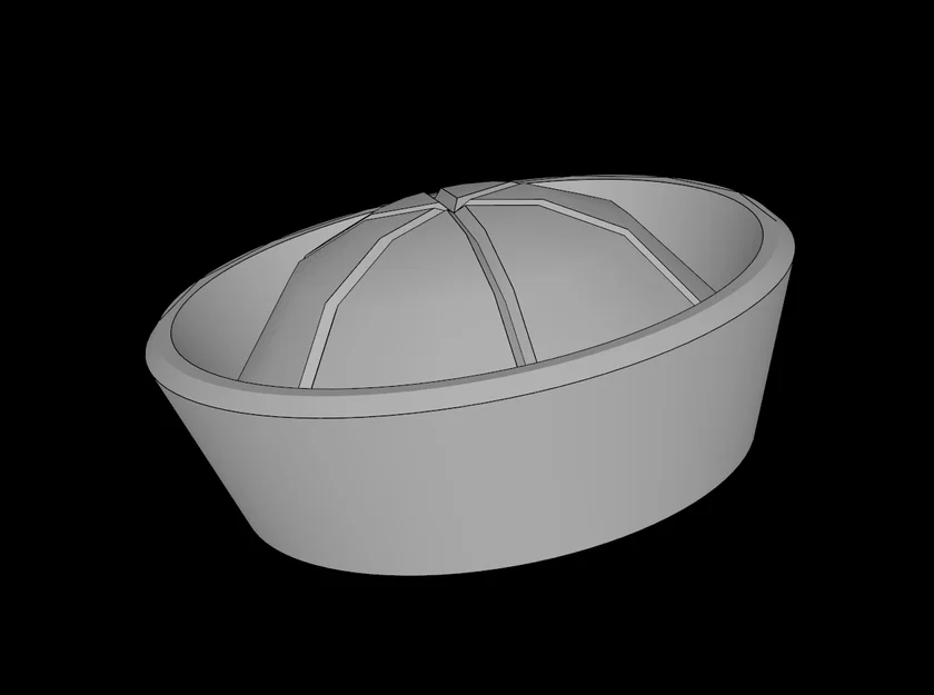 Mũ Thủy Thủ Cho Nhân Vật Lego (Lego Compatible Minifig Hat Sailor) - Image 1