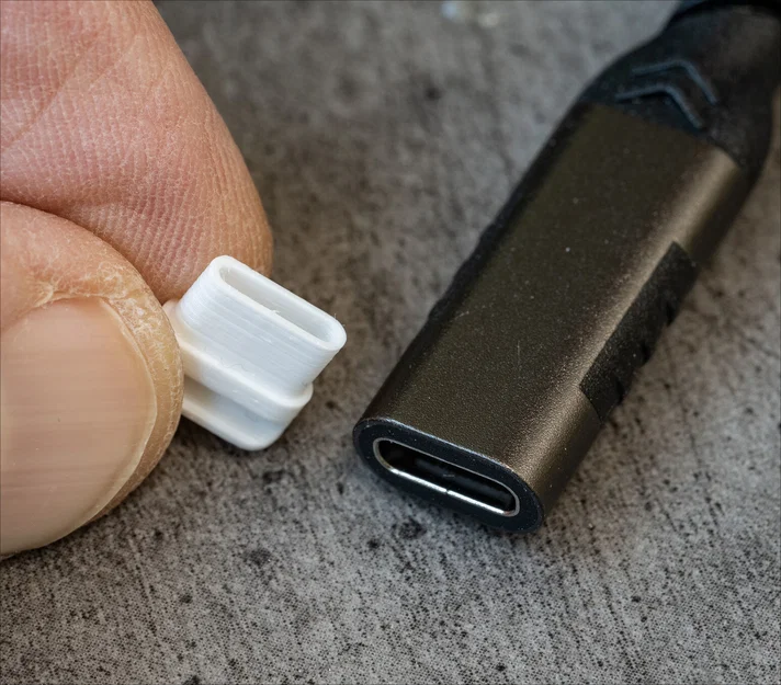 Nắp đậy bảo vệ cổng USB-C (female) - Phụ kiện 3D hữu ích - Image 1